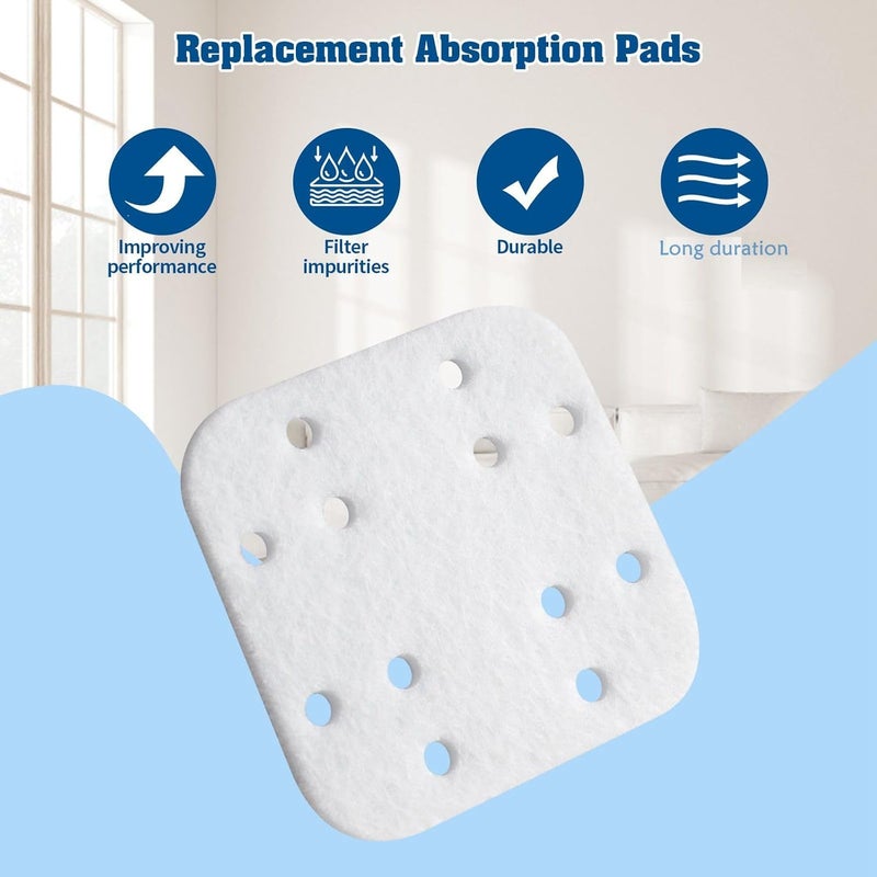 Gazeer 36 عبوة من وسادات امتصاص المعادن متوافقة مع فلتر استبدال مرطب LEVOIT متوافق مع LV600S، LV600HH، OasisMist450S - Image 4
